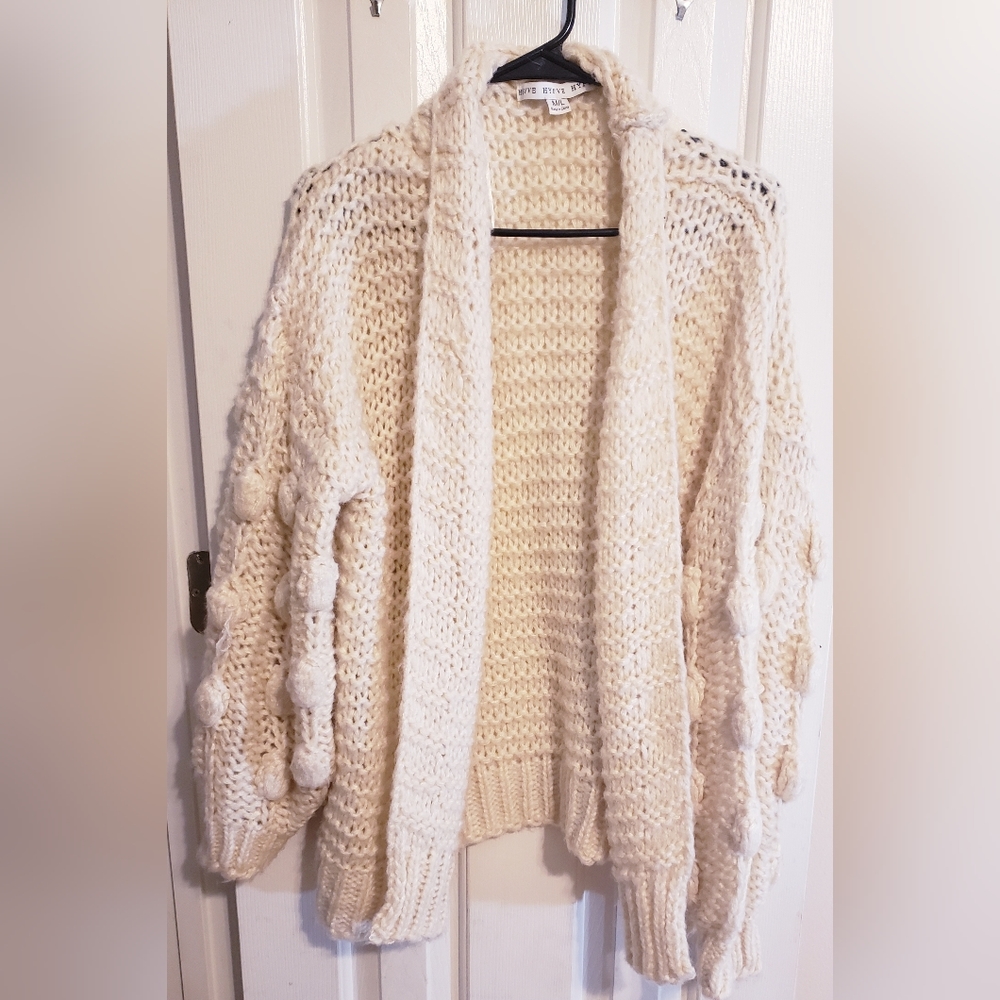 Hand Netted heavy comfy coat